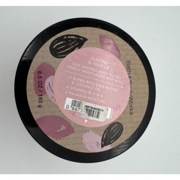 Bath & Body Works Other - Bath & Body Works Almond & Vanilla Whipped Body Butter 6.5 oz 185 g
